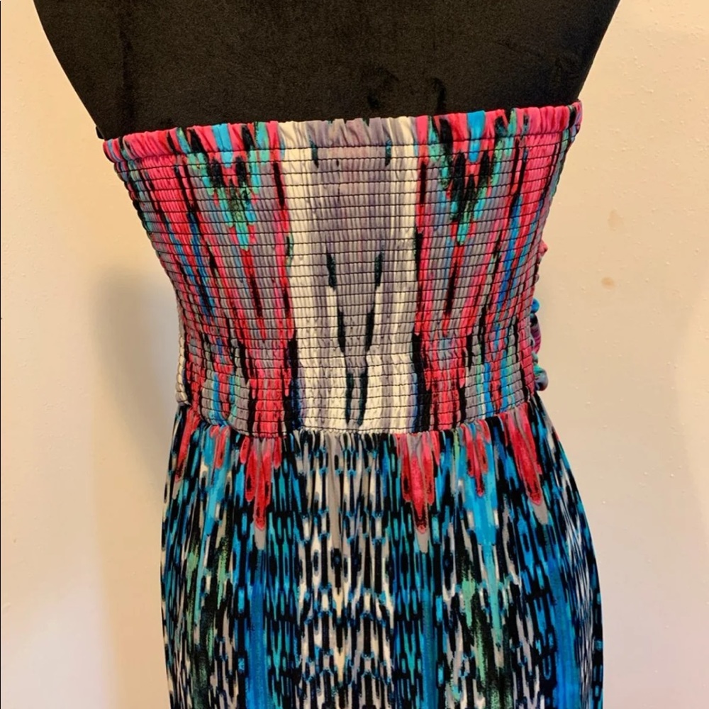(SOLD) Strapless Maxi Dress - Picture 4 of 6